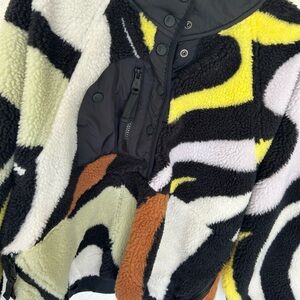 NEW Free People Hit the Slopes Printed Pullover